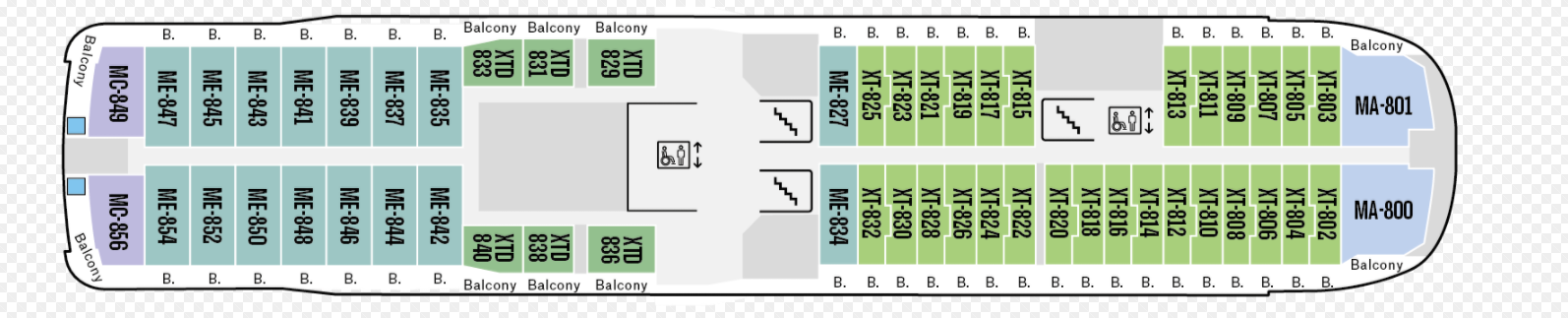Hurtigruten MS Fridtjof Nansen Deck Plans Deck 8.png